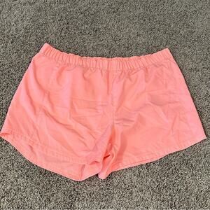 Columbia Women's PFG Preformance Fishing Gear Fluorescent Orange Shorts EUC